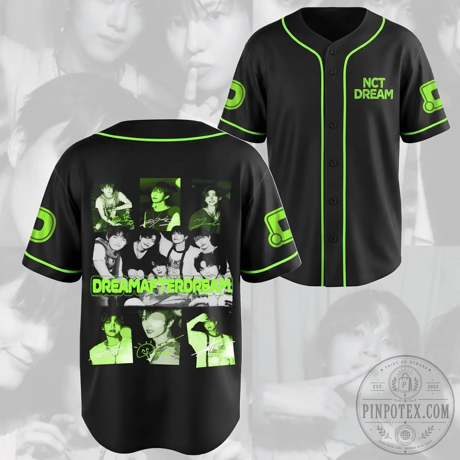 NCT Dream K-Pop Boy Band Dream After Dream Baseball Jersey